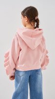 Купить Худи однотонный для девочки 851049 104 см Пудровый Артикул: 2000999436796 Миниатюра фотографии № 4