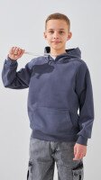 Купити Худі однотонний для хлопчика  26004 146 см Сірий Артикул: 2000999428753 Фото мініатюра № 5