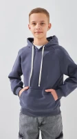 Купить Худи однотонный для мальчика  26004 152 см Серый Артикул: 2000999428760 Миниатюра фотографии № 1