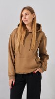 Купить Худи однотонный женский CM5000 2XL Хаки Артикул: 2000999201721 Миниатюра фотографии № 3