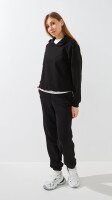 Купить Худи однотонный женский GENUA G01138-0005 XS Черный Артикул: 2000999488696 Миниатюра фотографии № 4