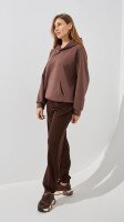 Купить Худи однотонный женский GENUA G01138-0007 3XL Коричневый Артикул: 2000999427022 Миниатюра фотографии № 4