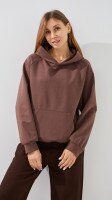Купить Худи однотонный женский GENUA G01138-0007 3XL Коричневый Артикул: 2000999427022 Миниатюра фотографии № 1