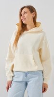 Купить Худи однотонный женский GENUA G01138-0007 L Молочный Артикул: 2000999427053 Миниатюра фотографии № 1