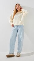Купить Худи однотонный женский GENUA G01138-0007 L Молочный Артикул: 2000999427053 Миниатюра фотографии № 2