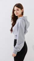 Купить Худи однотонный женский LAWA WTC02480 S Серый меланж Артикул: 2000999471308 Миниатюра фотографии № 5