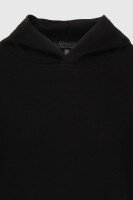 Купить Худи однотонный женский 242024-K XS Черный (2000990661814D) Артикул: 2000990661814 Миниатюра фотографии № 7