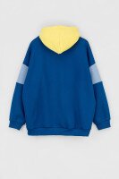 Худи однотонный женский MDG 241336 One Size Сине-желтый (2000990033833W)  Фото №12