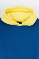 Худи однотонный женский MDG 241336 One Size Сине-желтый (2000990033833W)  Фото №9