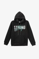 Худи с принтом для мальчика Deniz 1927 STRONG 164 см Графит
