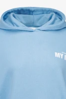 Худи с принтом женский On me Onme-02-OV 3XL Голубой (2000990760050D)  Фото №5