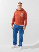 Купить Худи с принтом мужской GENUA G01223-0001 S Терракотовый Артикул: 2000999533716 Миниатюра фотографии № 2