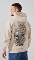 Купить Худи с принтом мужской LAWA P-MB02318 S Серо-бежевый Артикул: 2888000029874 Миниатюра фотографии № 5