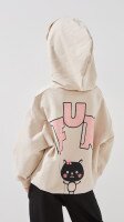 Купити Худі з принтом для дівчинки First Kids M-199 104 см Бежевий Артикул: 2000999199103 Фото мініатюра № 5