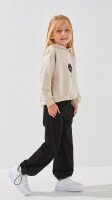 Купити Худі з принтом для дівчинки First Kids M-199 104 см Бежевий Артикул: 2000999199103 Фото мініатюра № 3