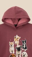 Купить Худи с принтом для девочки LAWA P-GB02340 116 см Сливовой Артикул: 2888000028310 Миниатюра фотографии № 8