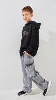 Купить Худи с принтом для мальчика Dinomin M-310 116 см Черный Артикул: 2000999486777 Миниатюра фотографии № 4