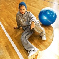 Худі з принтом для хлопчика LAWA P-BB02310 140 см Світло-сірий  Фото №0
