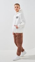 Купити Худі з принтом для хлопчика LAWA P-BB02331 152 см Молочний Артикул: 2000999403156 Фото мініатюра № 4