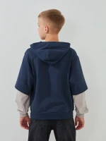 Купити Худі з принтом для хлопчика LAWA P-BB02336 152 см Графіт, світло-сірий Артикул: 2000999567728 Фото мініатюра № 5