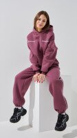 Купити Худі з принтом жіночий LAWA P-WT02308 XS Сливовий Артикул: 2888000030276 Фото мініатюра № 4