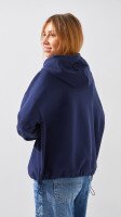 Купить Худи с принтом женский On me 2532 L Темно-синий Артикул: 2000999181719 Миниатюра фотографии № 5