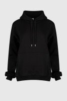 Худі жіночий On me Onme-06 baza 2XL Чорний (2000990042699W)  Фото №5
