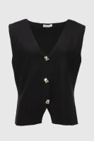 Купить Жилет однотонный трикотажный женский Park karon 10840 One size Черный (2000990651198D) Артикул: 2000990651198 Миниатюра фотографии № 7