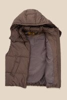Жилет утепленный для девочки LAWA GBC02332 134 см Шоколад  Фото №9