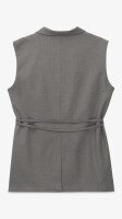 Купить Жилет классический однотонный женский 2606 2XL Серый Артикул: 2000999427169 Миниатюра фотографии № 9