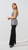 Купить Жилет классический однотонный женский 2606 2XL Серый Артикул: 2000999427169 Миниатюра фотографии № 4