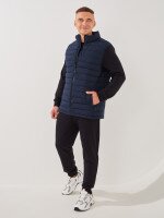 Купить Жилет однотонный мужской GENUA G01201-0002 M Темно-синий Артикул: 2000999395413 Миниатюра фотографии № 2