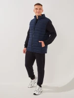 Купить Жилет однотонный мужской GENUA G01201-0002 4XL Темно-синий Артикул: 2000999395475 Миниатюра фотографии № 2
