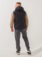 Купить Жилет однотонный мужской GENUA G01201-0006 2XL Черно-зеленый Артикул: 2000999396618 Миниатюра фотографии № 5