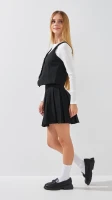 Купить Жилет однотонный для девочки MOYABERLA H006 128 см Черный Артикул: 2000999161797 Миниатюра фотографии № 4