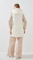 Купить Жилет из плащевки однотонный женский GENUA 2316 2XL Молочный Артикул: 2000990882196 Миниатюра фотографии № 6
