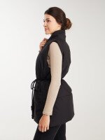 Купить Жилет однотонный женский GENUA 2586 S Черный Артикул: 2000999417252 Миниатюра фотографии № 3