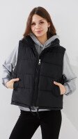 Купить Жилет плащевка однотонный женский LAWA WBC02494 2XL Черный Артикул: 2000999500657 Миниатюра фотографии № 1