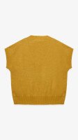 Жилет трикотажный с узором женский On me 12225 One Size Горчичный  Фото №1