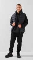 Жилет утеплений чоловічий Demos 888-6 3XL Сірий  Фото №0