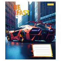 Тетрадь ученическая &quot;Be Fast&quot; 1В 768008 18 л. Разноцветный  Фото №4
