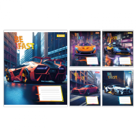Тетрадь ученическая &quot;Be Fast&quot; 1В 768008 18 л. Разноцветный