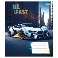 Тетрадь ученическая &quot;Be Fast&quot; 1В 768008 18 л. Разноцветный  Фото №0