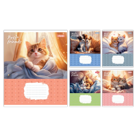 Тетрадь ученическая &quot;Pets Frinds&quot; 1B 768068 12 л.