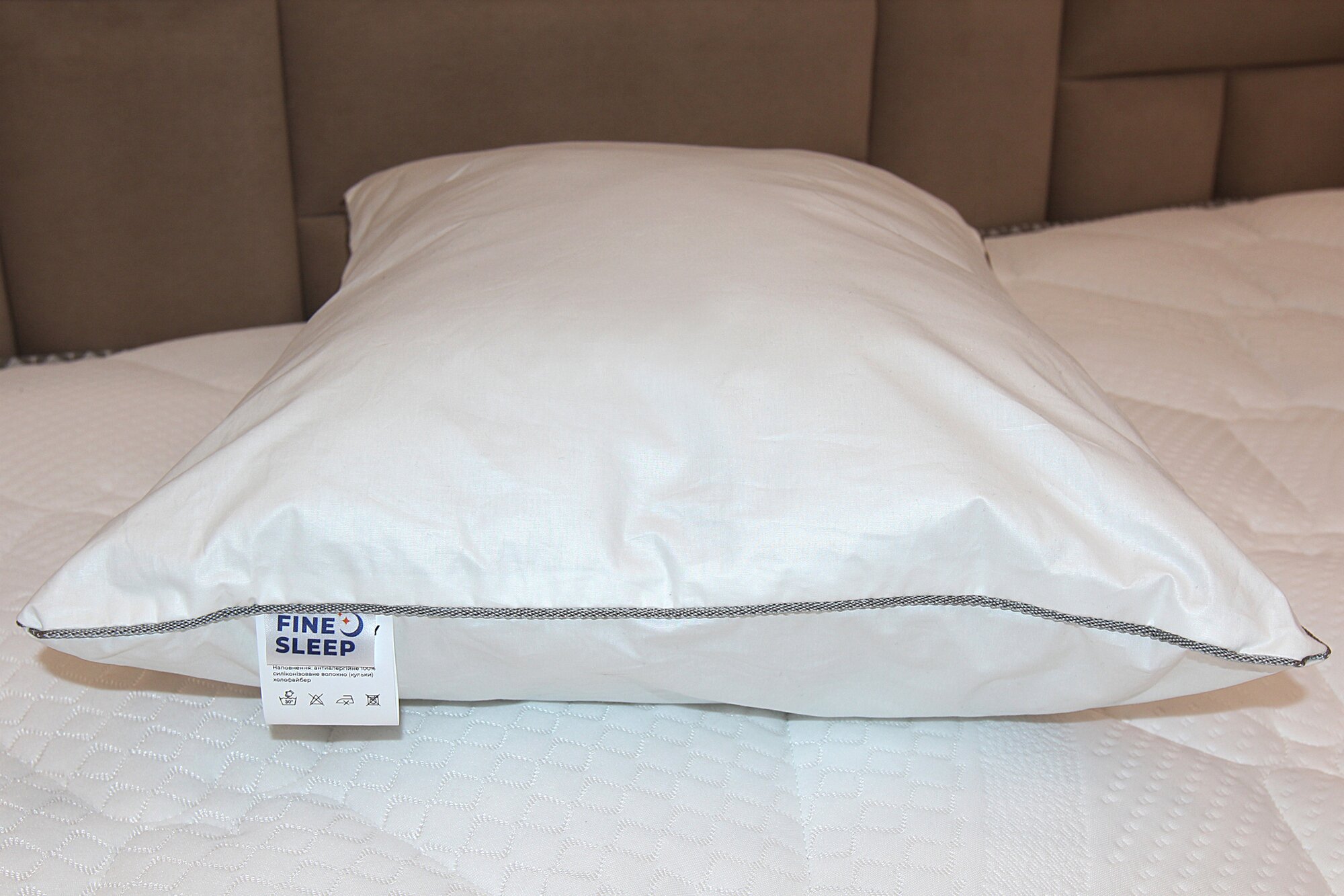 Подушка TM Fine Sleep &quot;Relax Melody&quot; не стеганая ТІК холофайбер, 50х70 735211517-5070 (2000990533388)  Фото №2