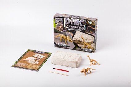 Набор для проведения раскопок &quot;Dino excavation&quot; динозаврики укр. 7513 DEX-01-04,05,06 (2000902339039)  Фото №0