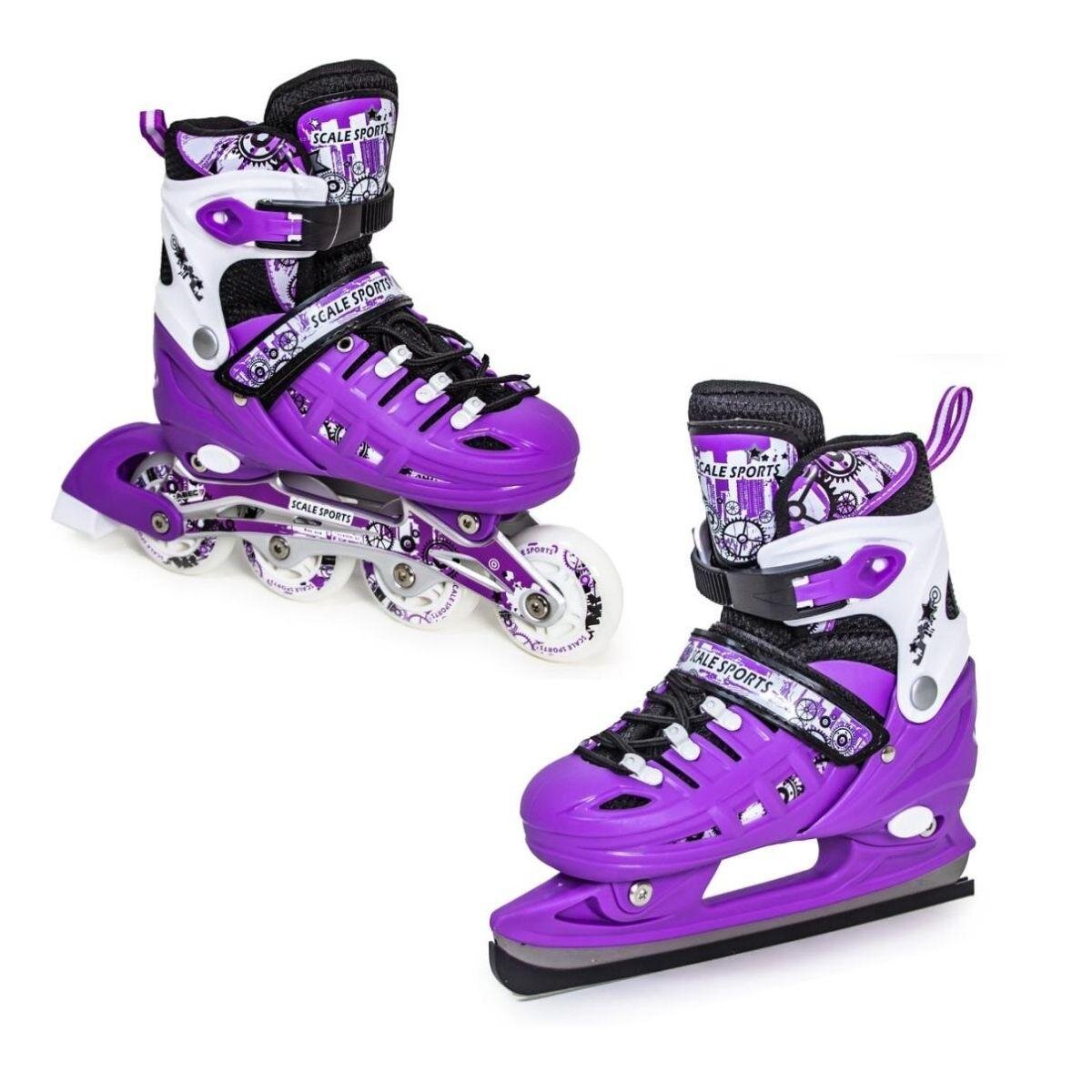 Ролики-коньки Scale Sport 31-34 Фиолетовый (2000903106050)  Фото №6