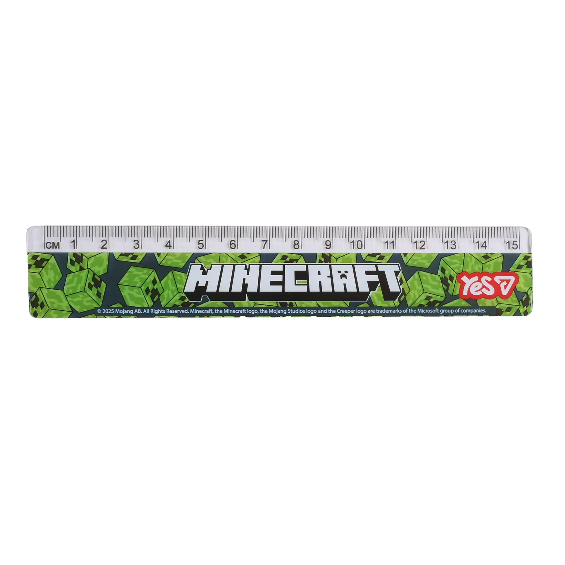 Купить Линейка Yes "Minecraft" 370692 15 см Разноцветный Артикул: 5056574463906