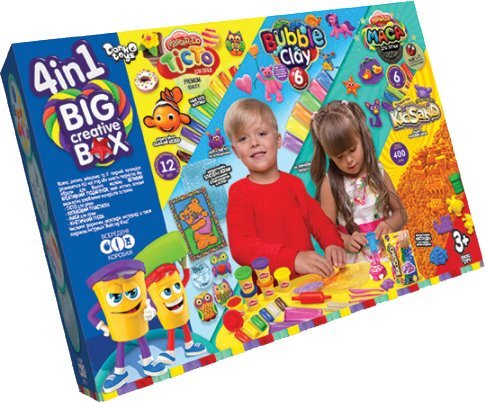 Набір креативної творчості &quot;4в1 BIG CREATIVE BOX&quot; укр BCRB-01-01U (2000904752843)