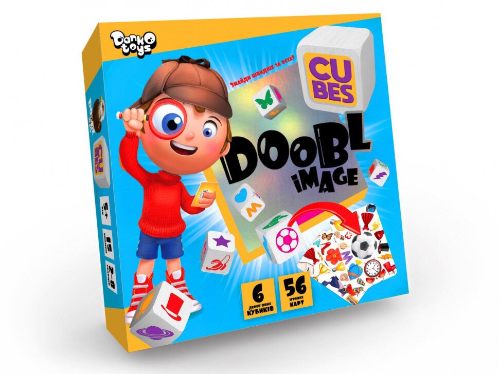 Настільна розважальна гра &quot;Doobl Image Cubes&quot; DBI-04-01U (2000904248537)